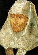 Hans Memling Portrait of an Old Woman oil